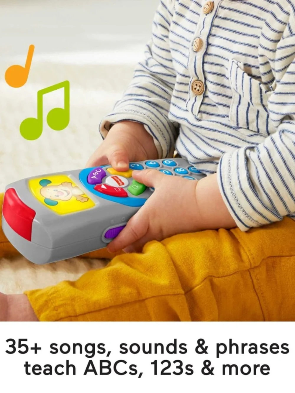 Fisher-Price Laugh & Learn Puppy’s Remote Learning Toy with Music and Lights